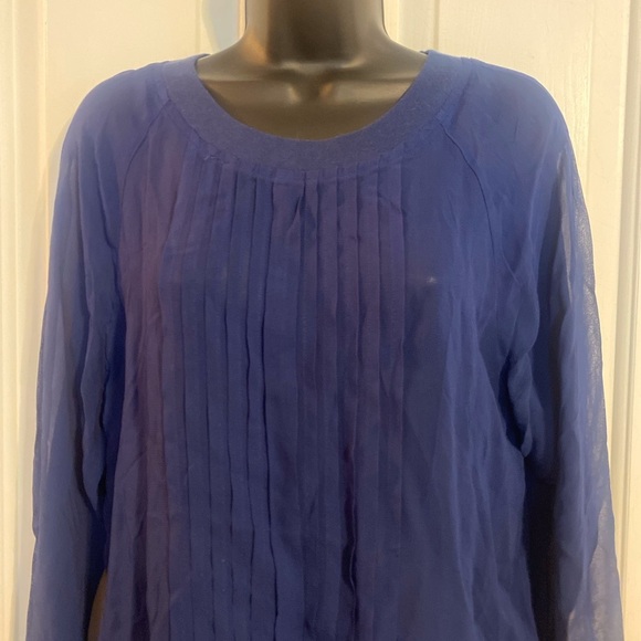 “ONE FINE DAY” Anthropologie Sheer Blouse - Picture 6 of 14